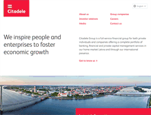 Tablet Screenshot of cblgroup.com